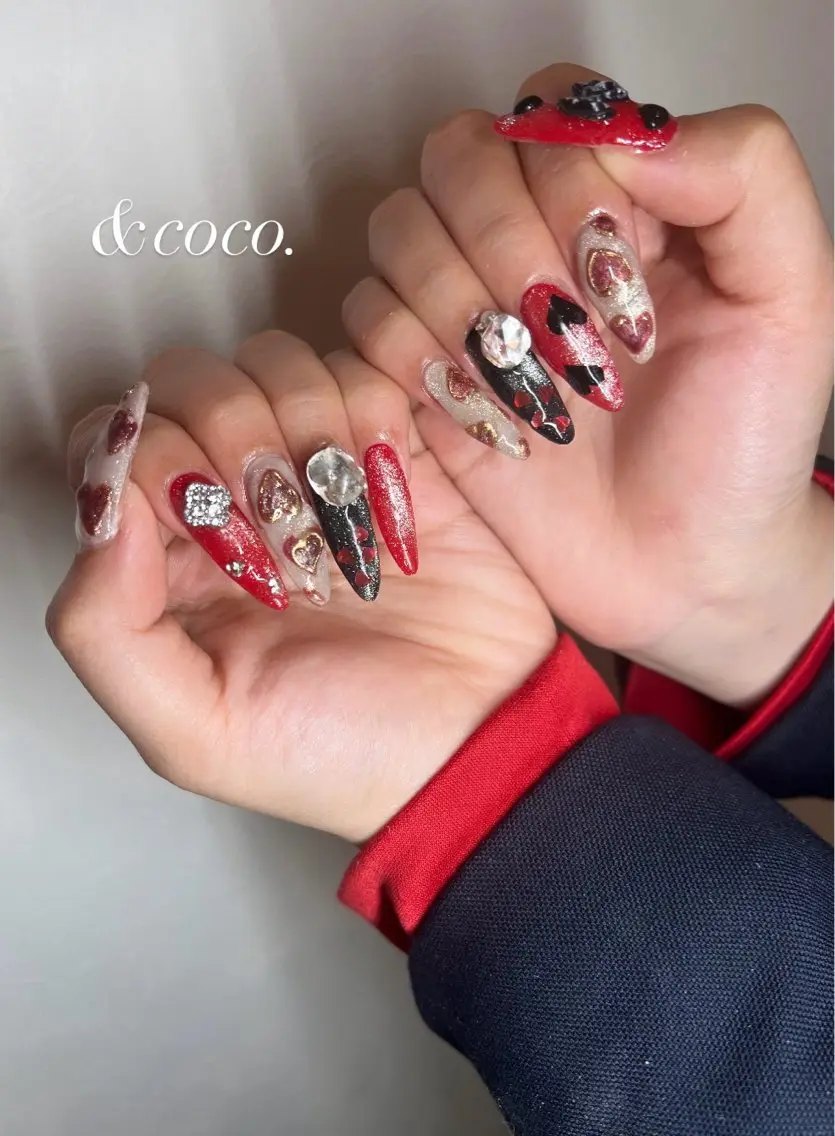ネイル アートネイル マグネットネイル ＆ coco.のネイルデザイン
