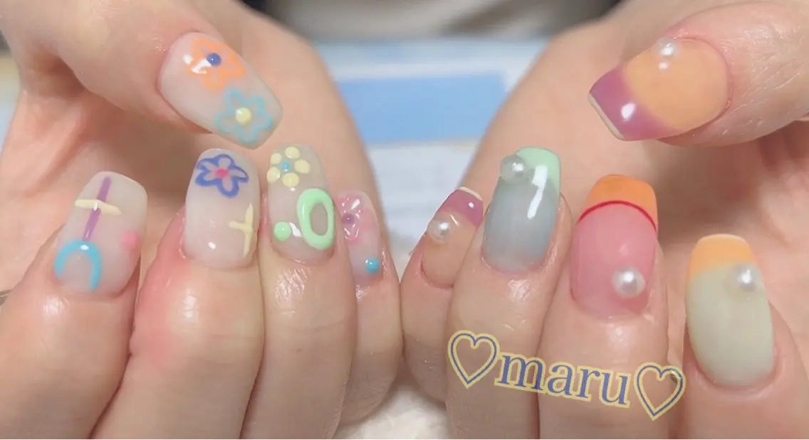 ネイル ハンドネイル フットネイル まるみ♡7/1〜値上 げ致します(>_<)のその他イメージ