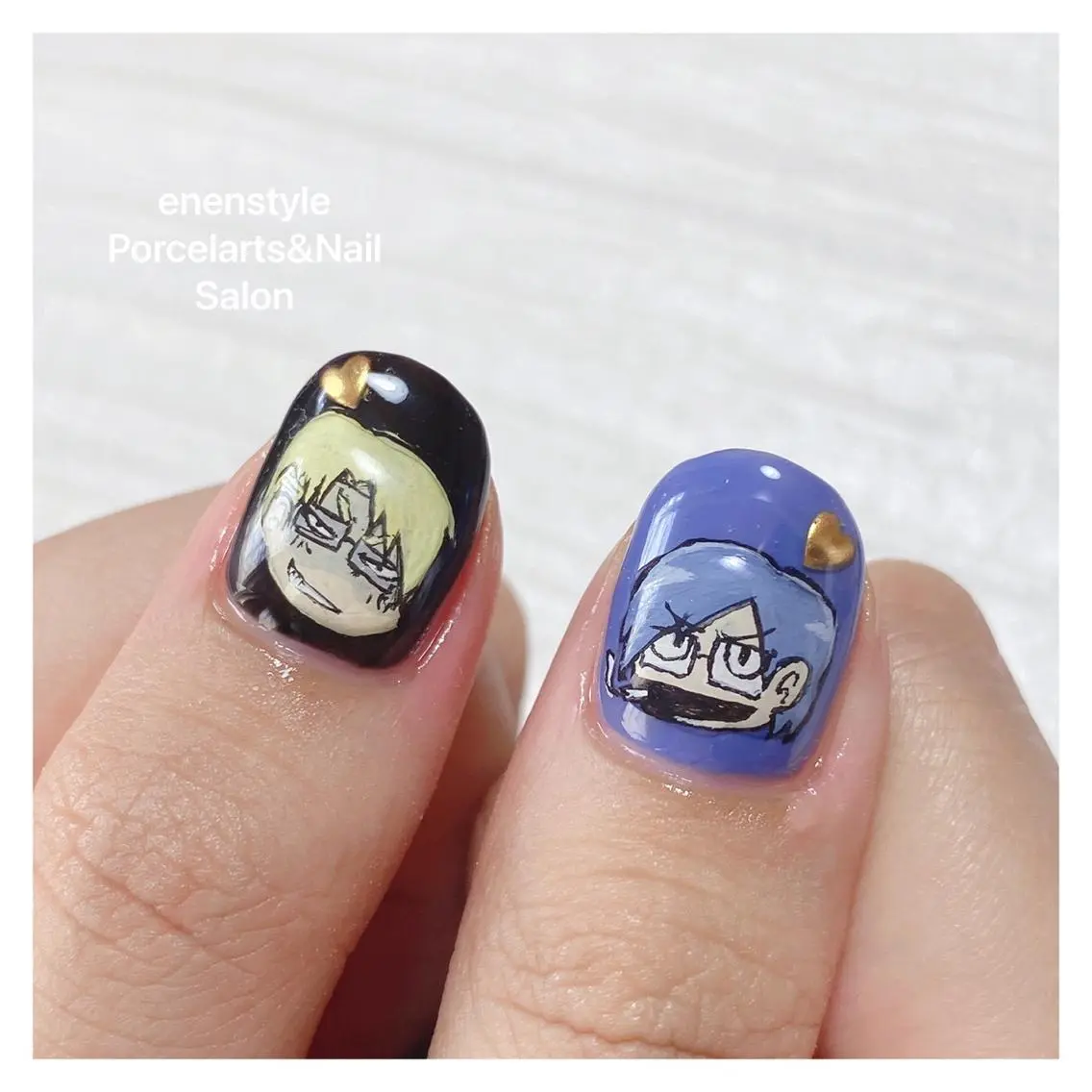 ミディアム ネイル 🐾enen style 🐾のネイルデザイン