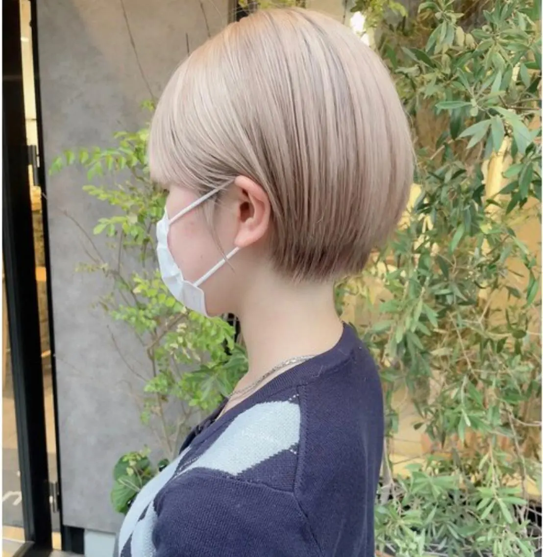 ショート カラー ハイトーンカラー ショートヘア メンズ特化/横浜 支持率No.1/徹平のヘアスタイル