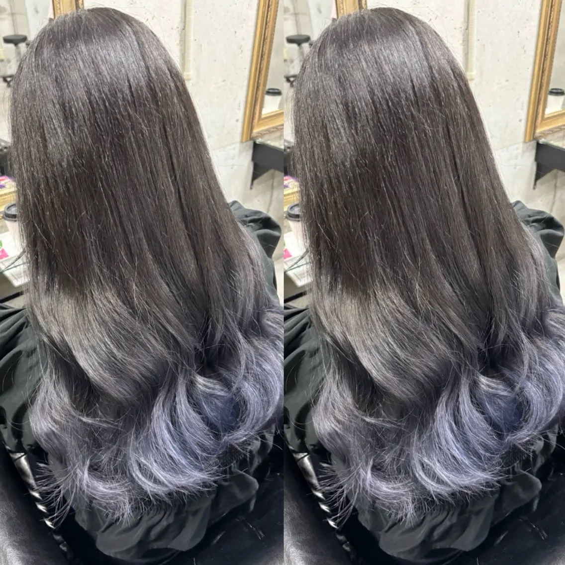【さりげなくお洒落に💎グラデーション.裾カラー💎】ケアブリーチ+カラー+ダメージ補修トリートメントの写真