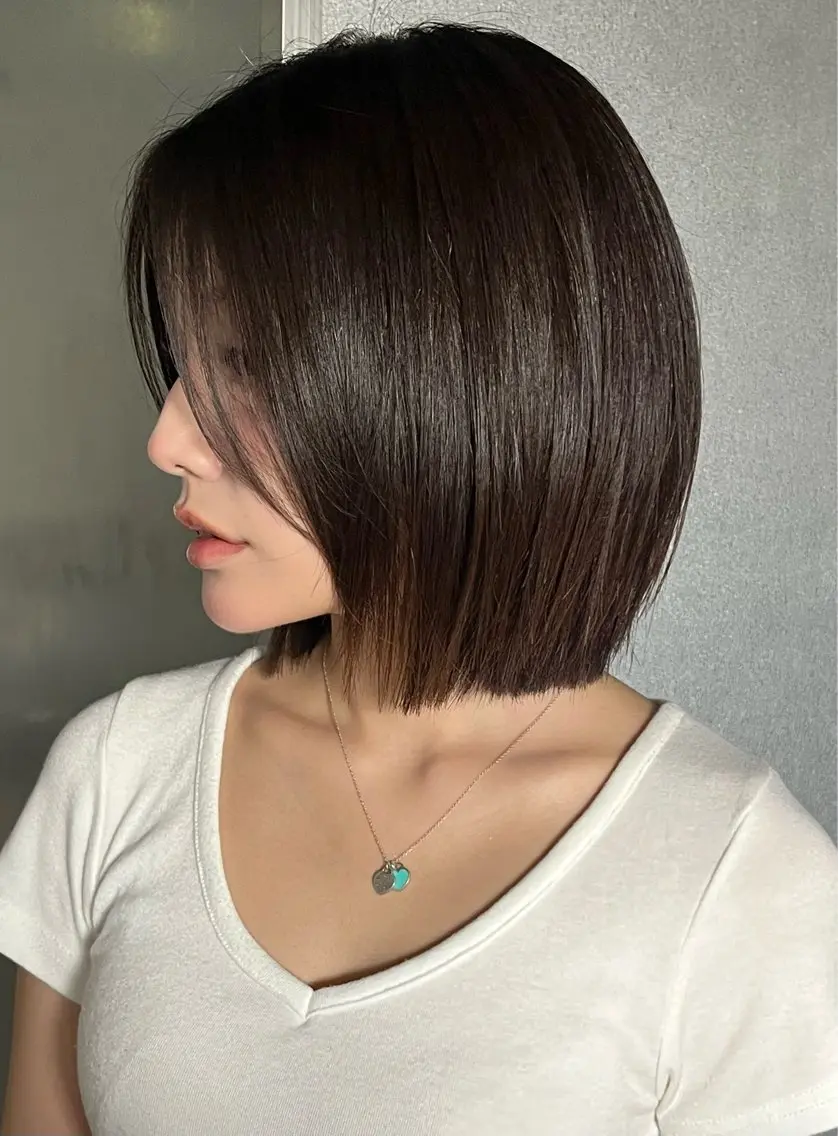 ショート 韓国風ヘア レイヤーカット タッセルカット カット 韓国ボブ/ハッシュ カットKIRAのヘアスタイル