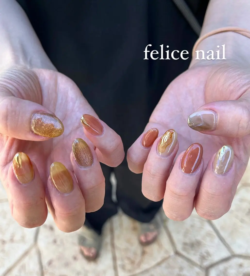 ネイル ニュアンスネイル felice nailのネイルデザイン