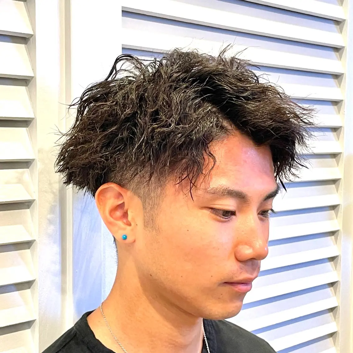 ショート カット パーマ トリートメント メンズ 特化・川田のヘアスタイル