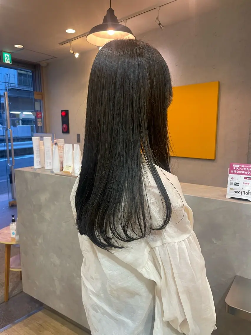 ロング カラー オリーブカラー 髪質改善/Bloss om🌷高橋沙衣のヘアスタイル
