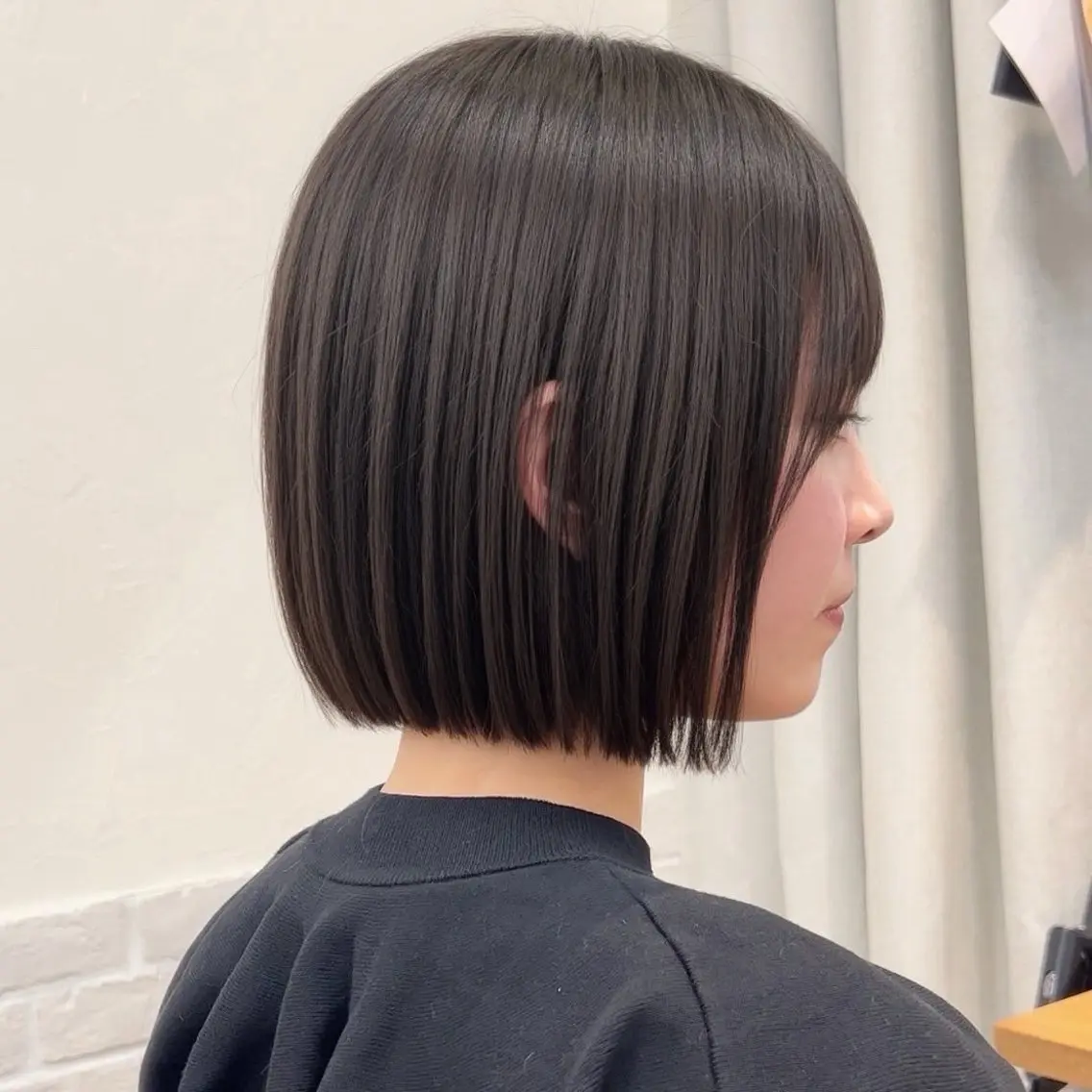 ショート カット トリートメント 🪞髪質改善縮毛矯正 つや髪🪞銀座あおのヘアスタイル
