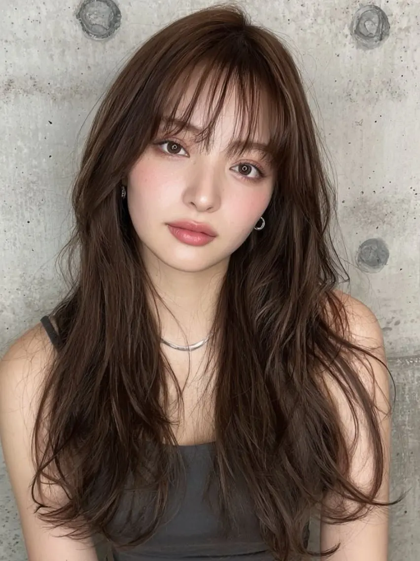 ロング カラー カット ヘアカラー トリートメント 🌛ダブルカラー 🌜SAYAKAのヘアスタイル
