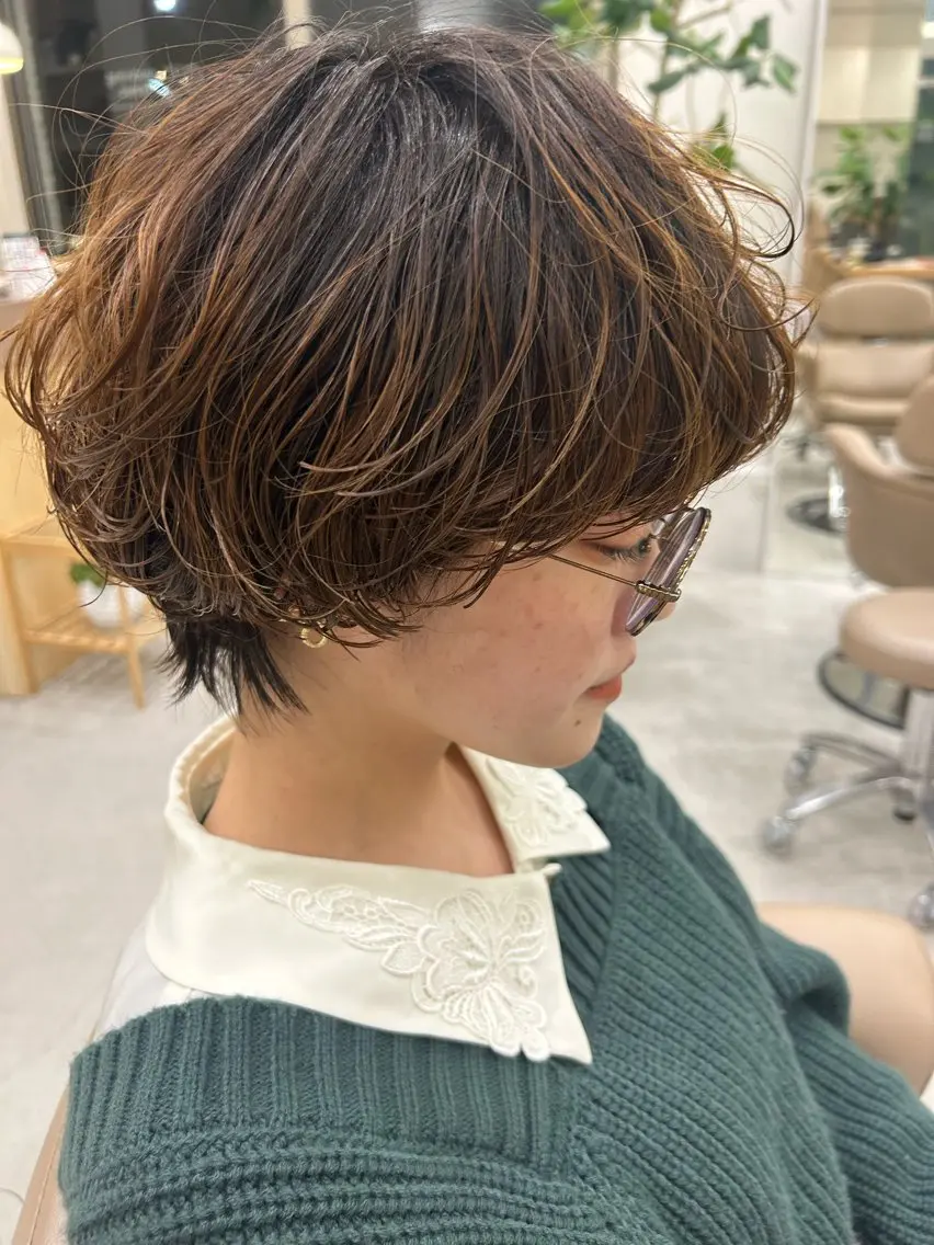 ショート 💛🤍U too e’s /店長🧸のヘアスタイル