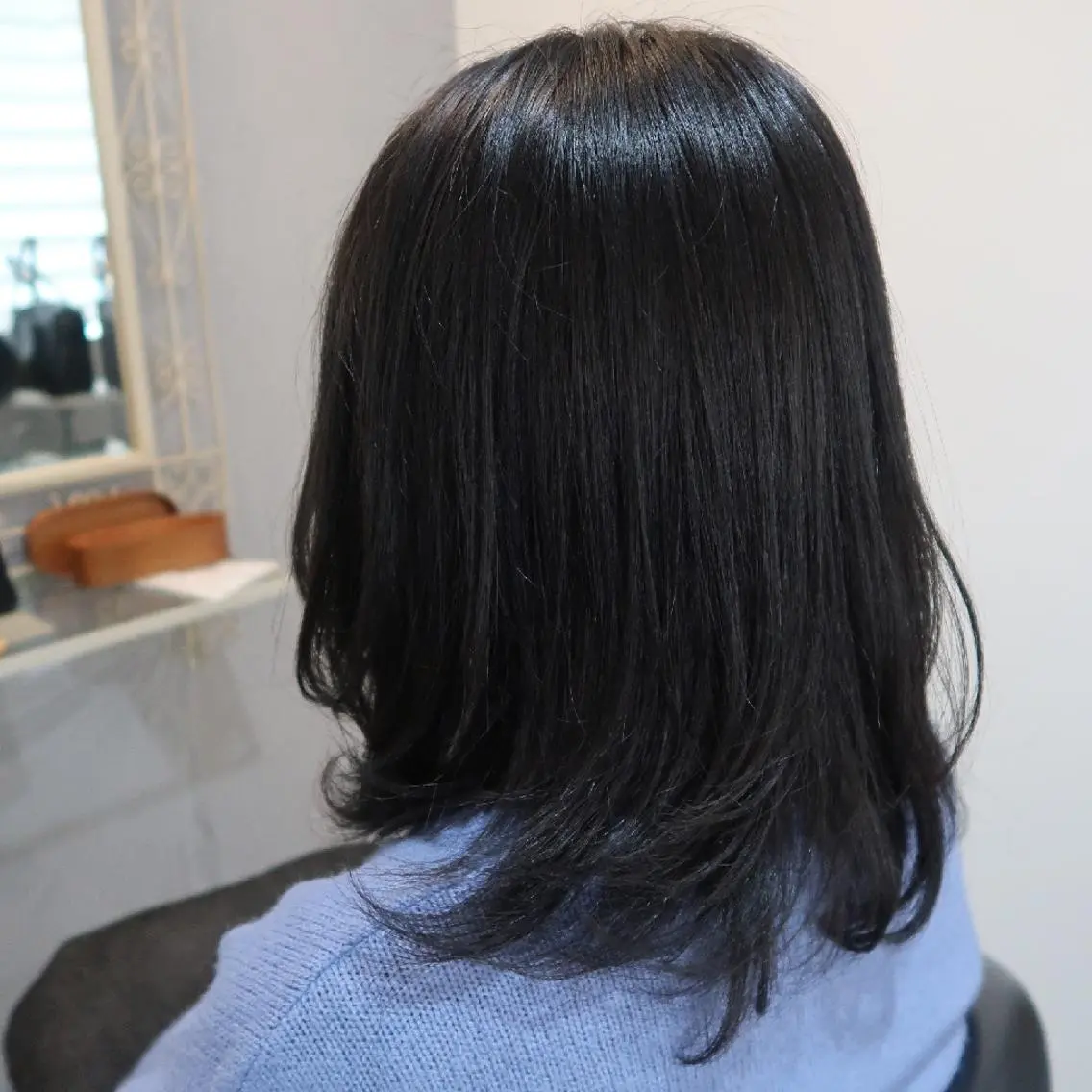 ミディアム カラー カット ヘアカラー トリートメント tenny調布 いしまつのヘアスタイル
