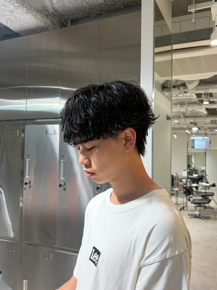 パーマ メンズ メンズパーマ 波巻きパーマ fifth札幌 遠藤 煌弥のヘアスタイル