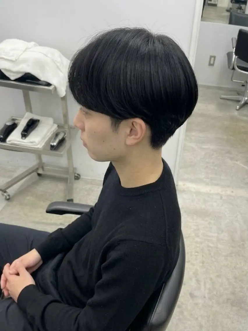 メンズ 縮毛矯正🫧透明感 カラー メンズカットのヘアスタイル
