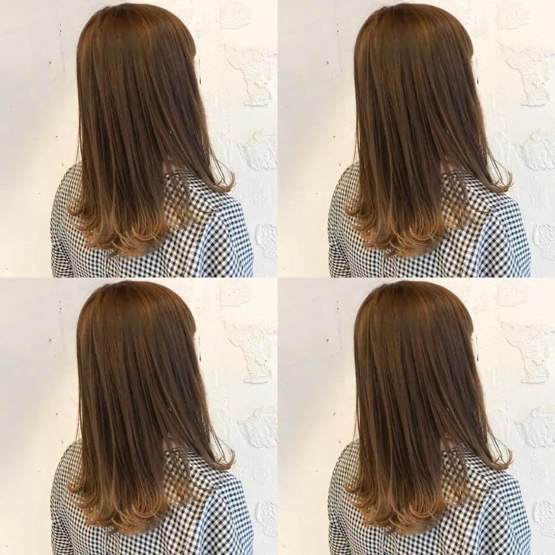 セミロング カラー ヘアアレンジ 嶋佐 昌大 シマサマオのヘアスタイル