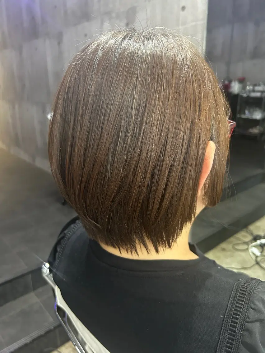 ショート カット 縮毛矯正 トリートメント 【朝ラク縮毛矯正】 髪質改善/kiryuのヘアスタイル