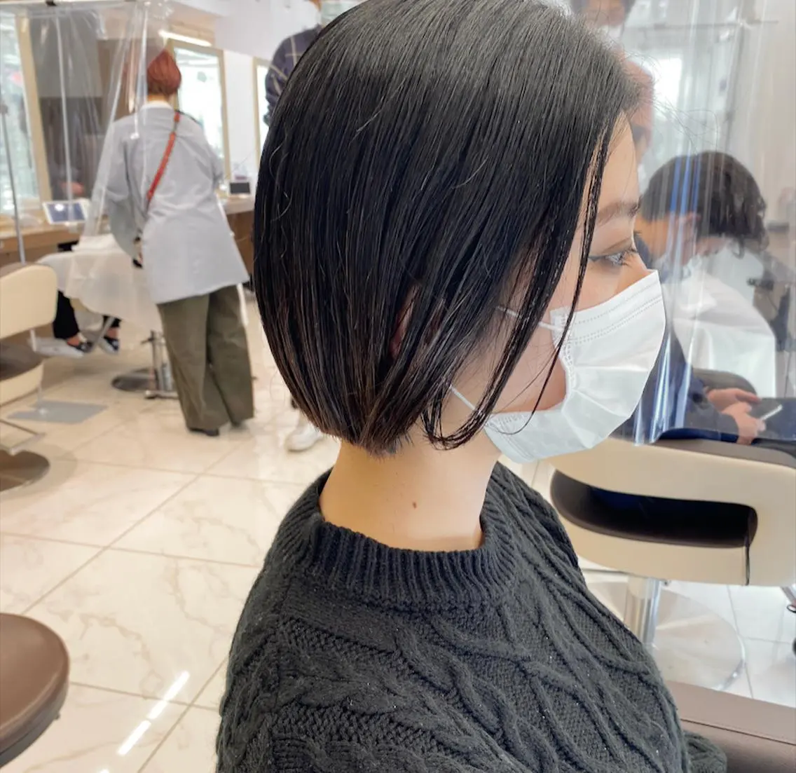 ショート ボブ カット 西山梨々【5/1〜 復帰致します🌼】のヘアスタイル