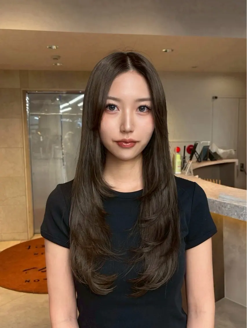 ロング も も えのヘアスタイル