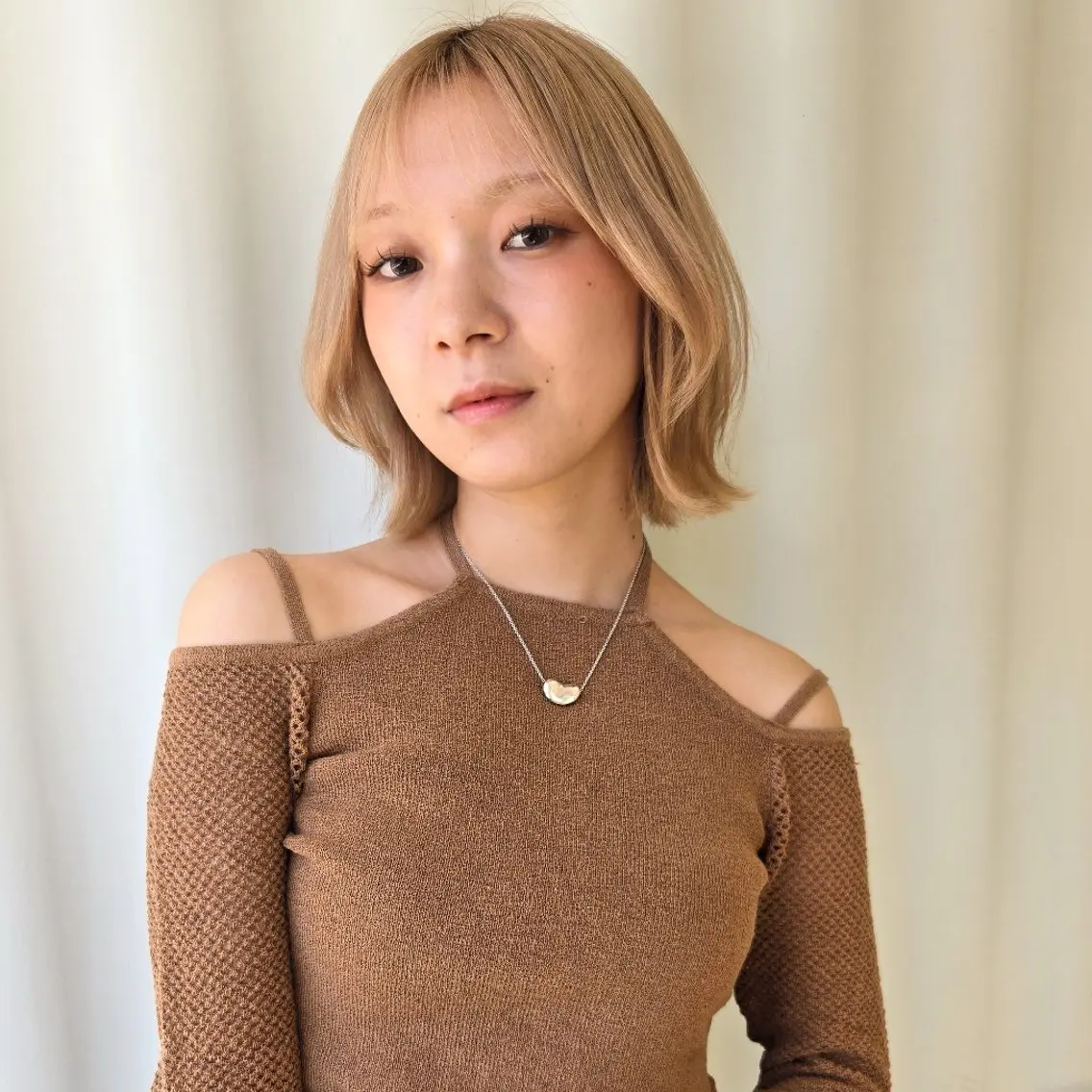 カラー ベージュカラー ブロンド ブロンドベージュ ボブ カット ヘアカラー miho🌜️🎀 KEEN立川店のヘアスタイル