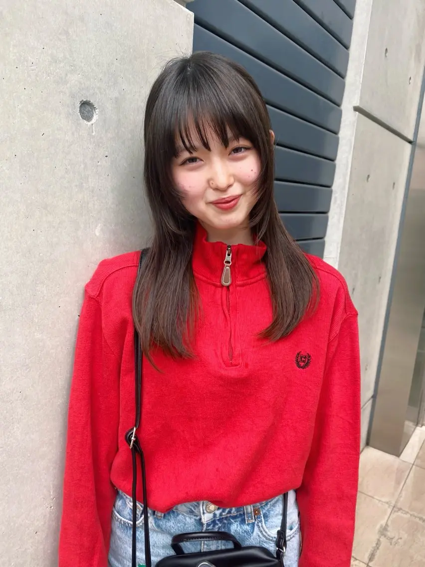 ロング カラー ブリーチ ダブルカラー 顔周りカット レイヤーカット ウルフカット カット 🌈村松滉太髪質改善 レイヤーカット🌈のヘアスタイル