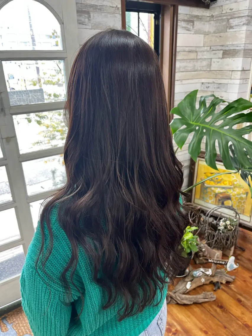 ロング カラー イルミナカラー 大坪 拓斗のヘアスタイル