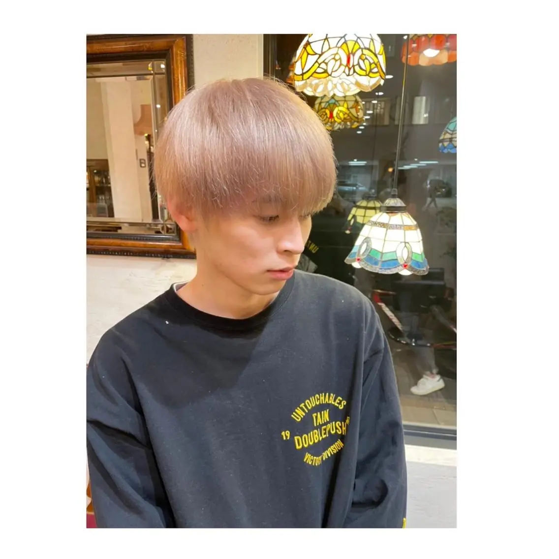 ショート ヘアカラー トリートメント マツノ ユウキのヘアスタイル
