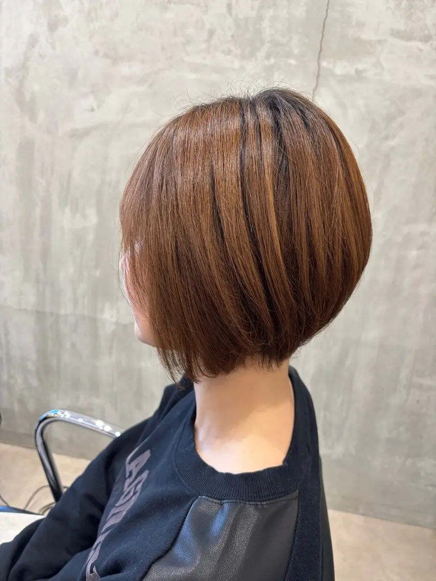 ショート 前下がりボブ ボブ カット 花城 沙也加のヘアスタイル