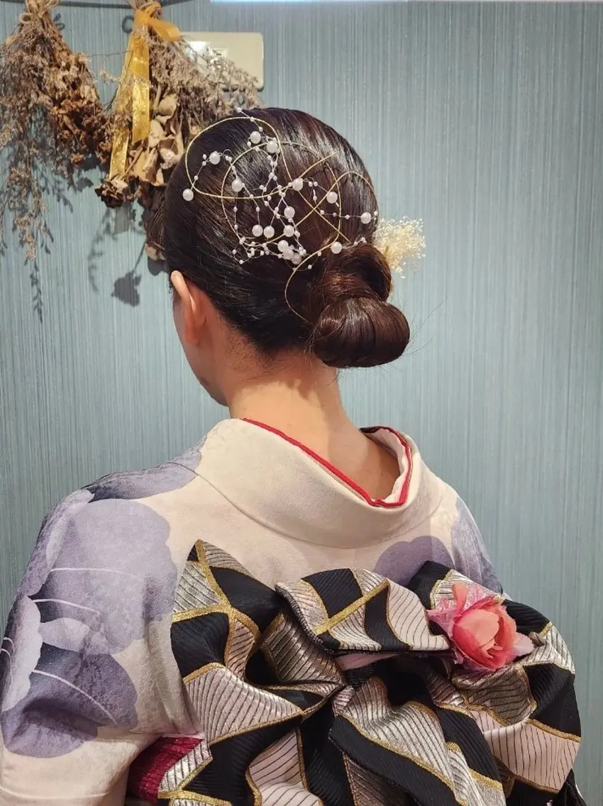 セミロング ヘアアレンジ 着付け あんざき みわのその他イメージ
