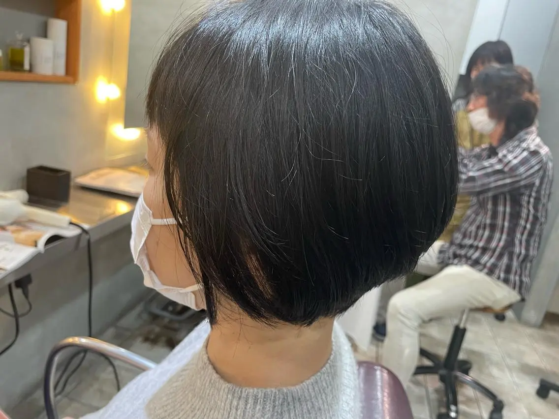 ショート ショートボブ ボブ ショートヘア 岡田 駿也のヘアスタイル