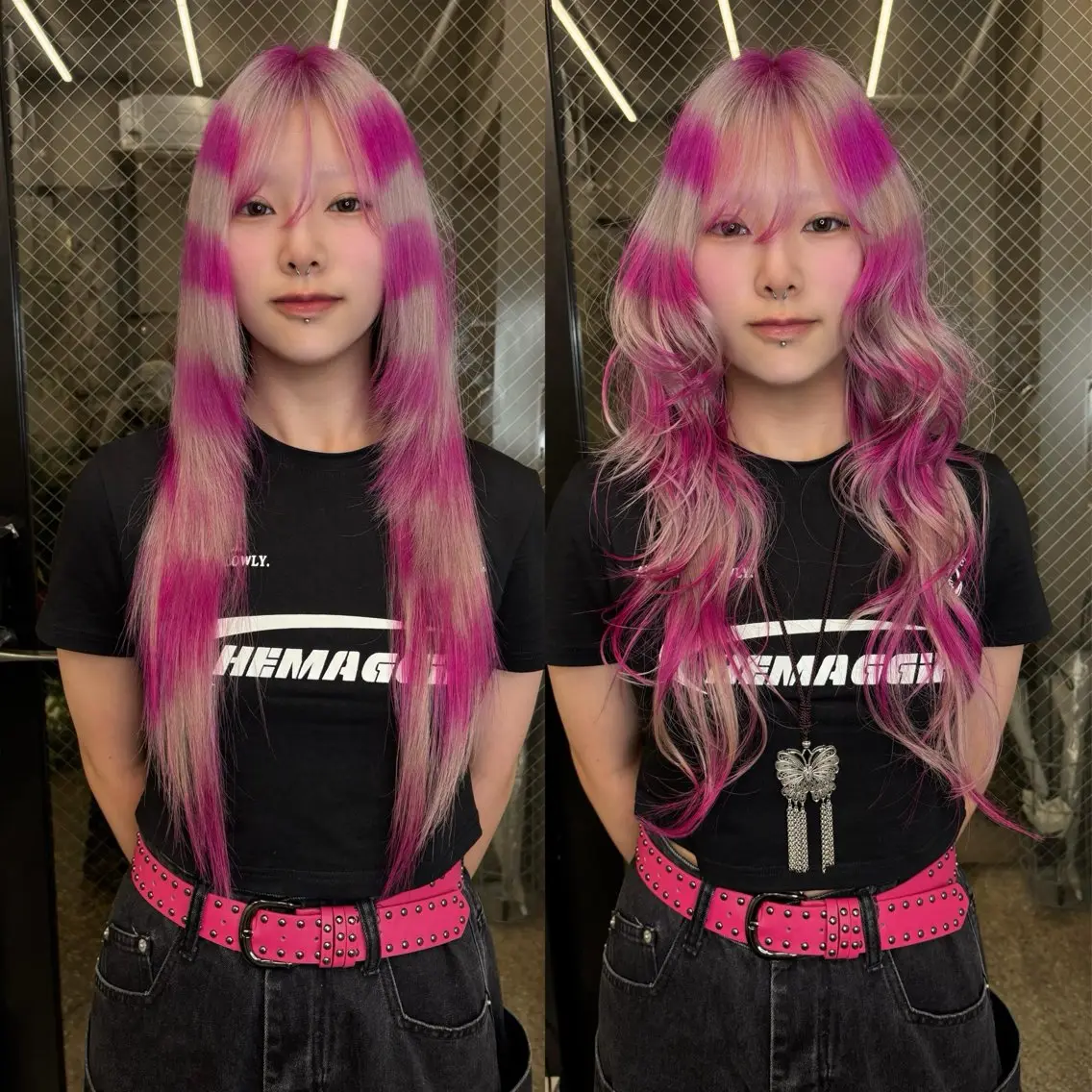 ロング カラー ブリーチ デザインカラー ヘアカラー ハイトーンカラー/ デザインカラー/瑛樹のヘアスタイル