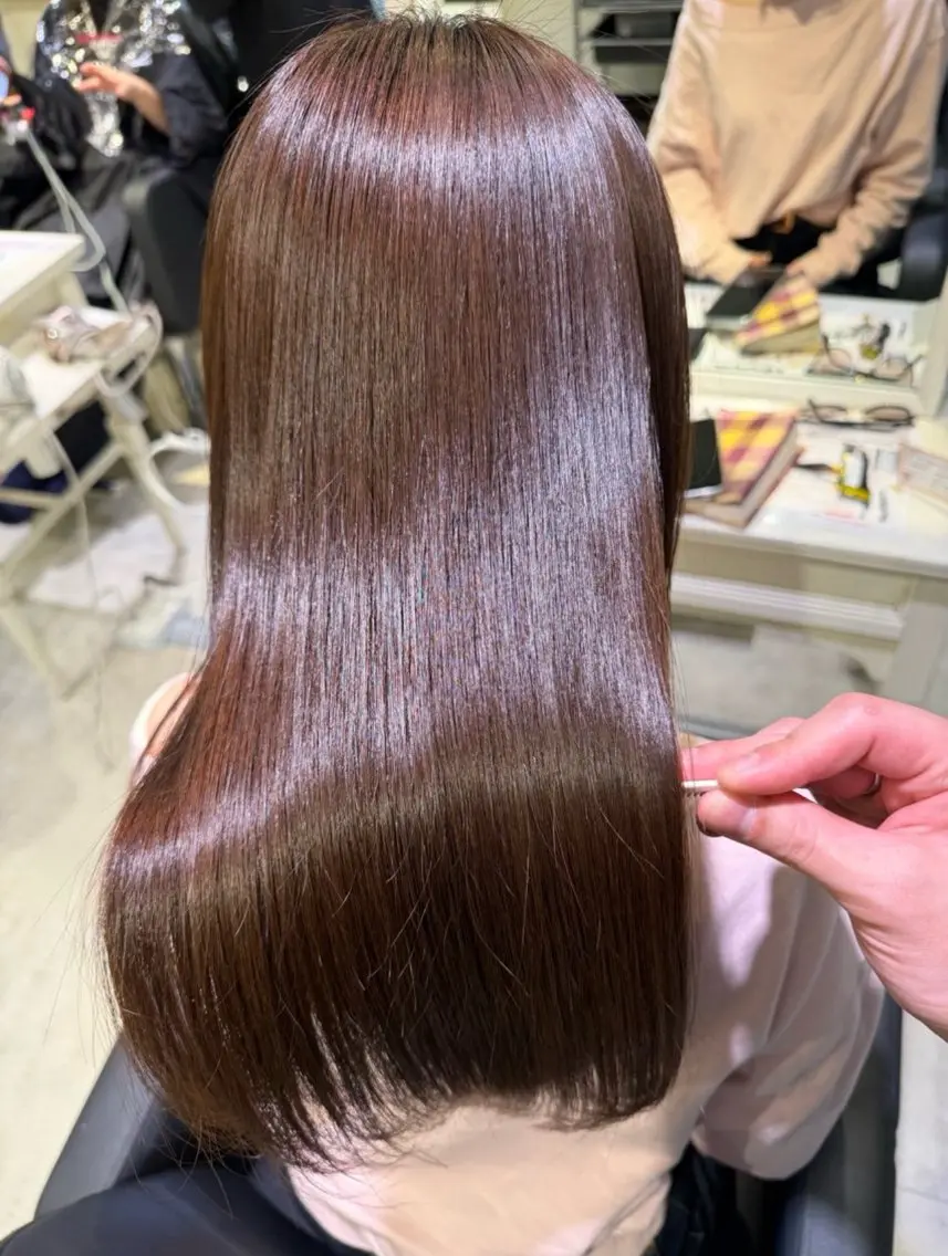 パーマ 縮毛矯正 トリートメント 💙透明感カラー/ 縮毛矯正/ゆうな💙のヘアスタイル