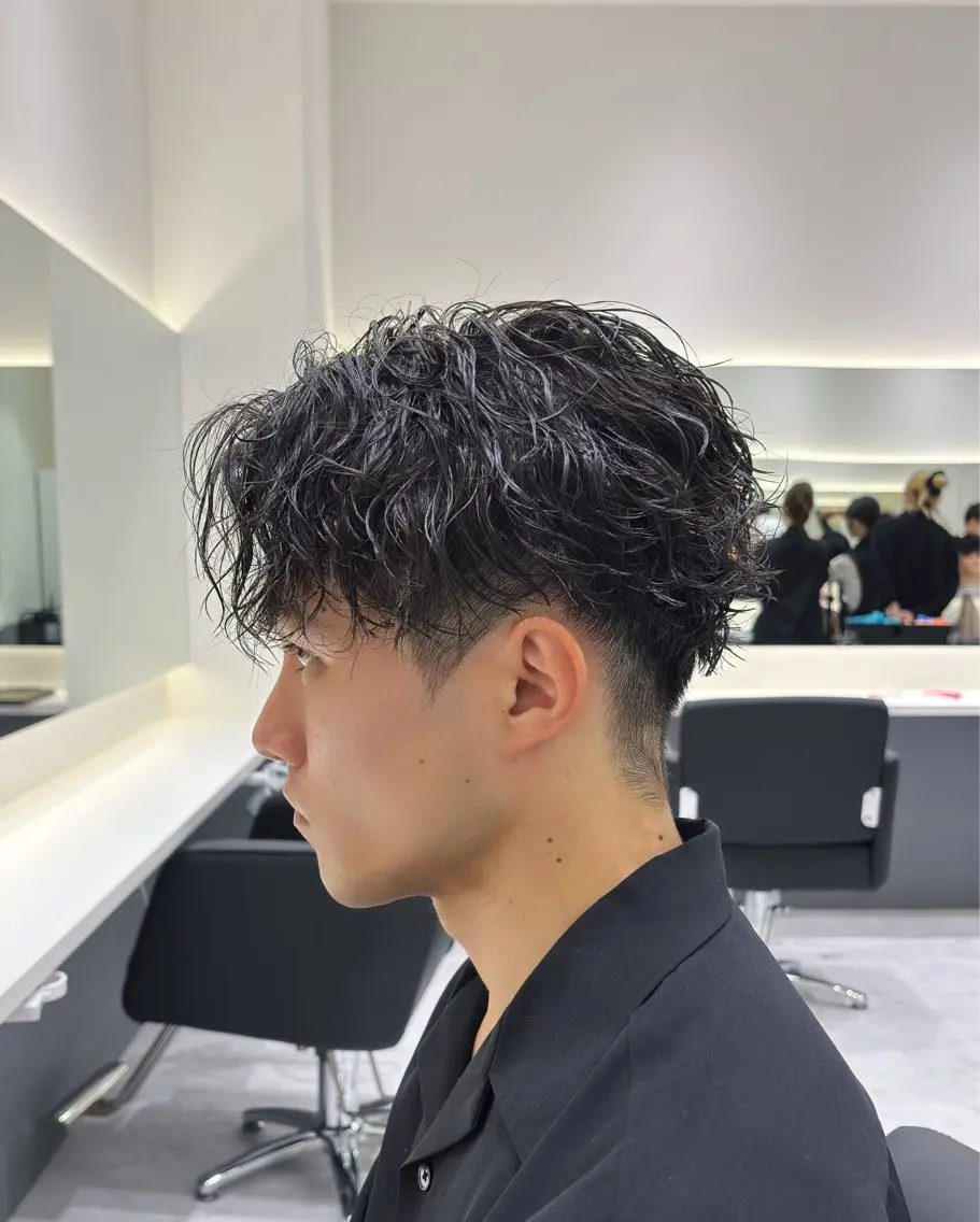 パーマ キッズ ツイストスパイラルパーマ スパイラルパーマ カット パーマ 常原悠希 メンズ特化のヘアスタイル