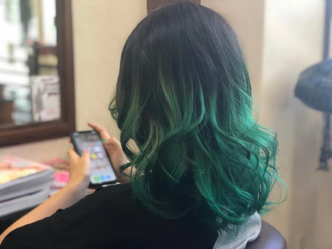 ロング カラー グラデーションカラー Snaly カラー特化ページのヘアスタイル