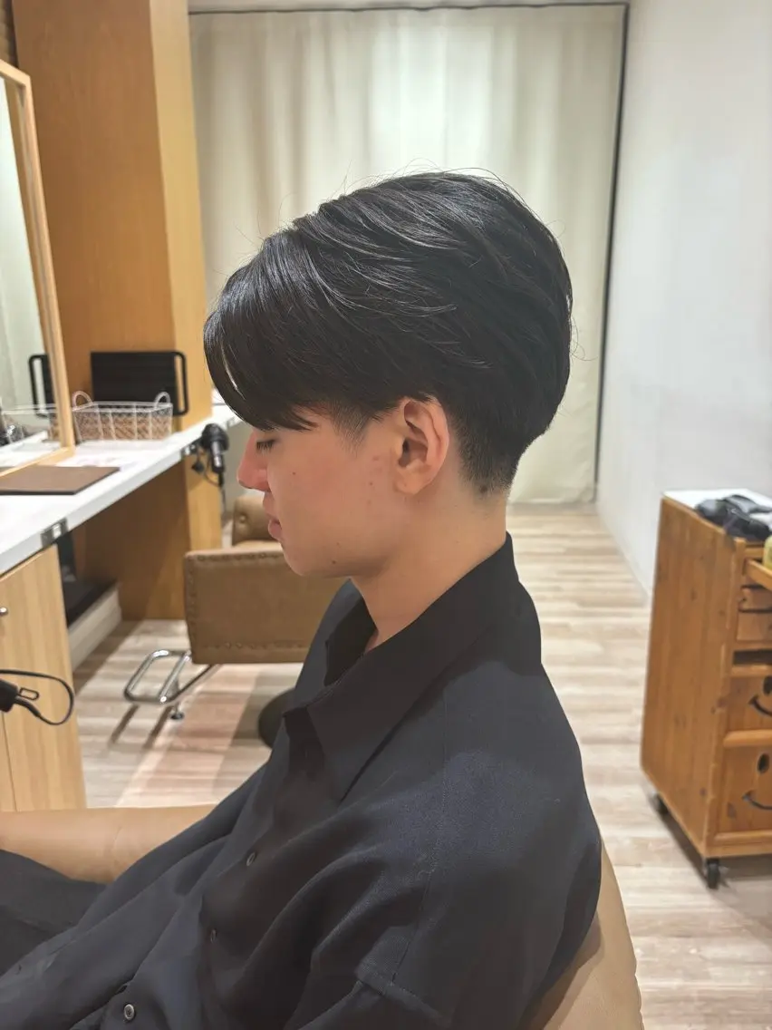 メンズ マッシュ 刈り上げ 別所 叶実のヘアスタイル