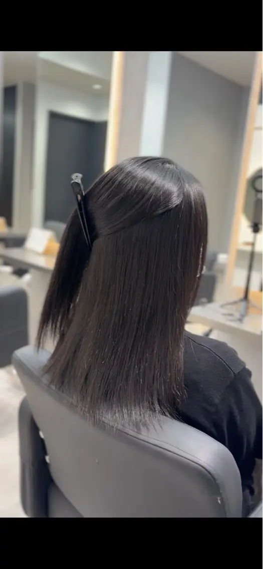 ミディアム 縮毛矯正 店長山田 やまでぃーのヘアスタイル
