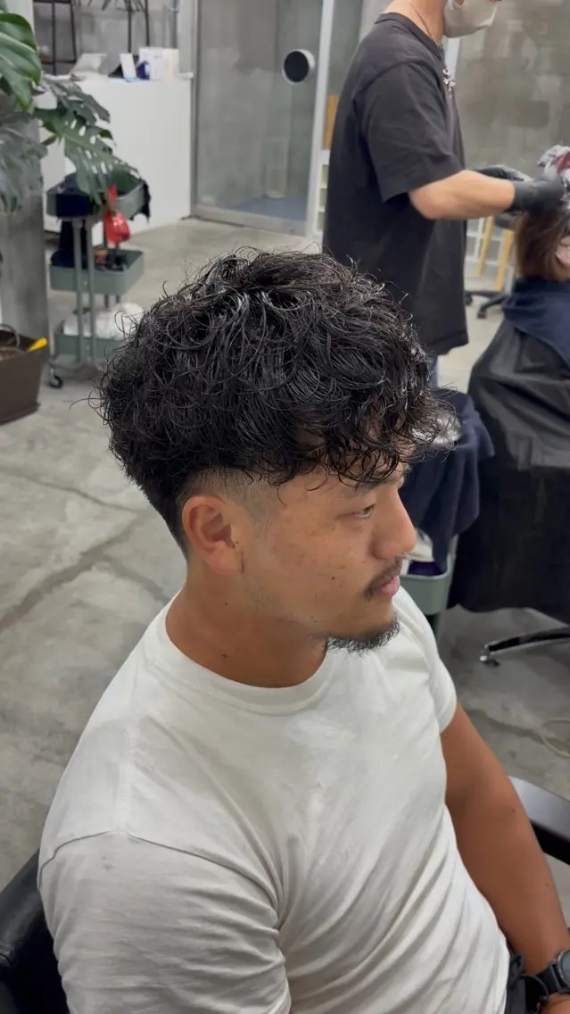 パーマ メンズ カット メンズ満足度No.1 代表 北野拓海 蕨のヘアスタイル