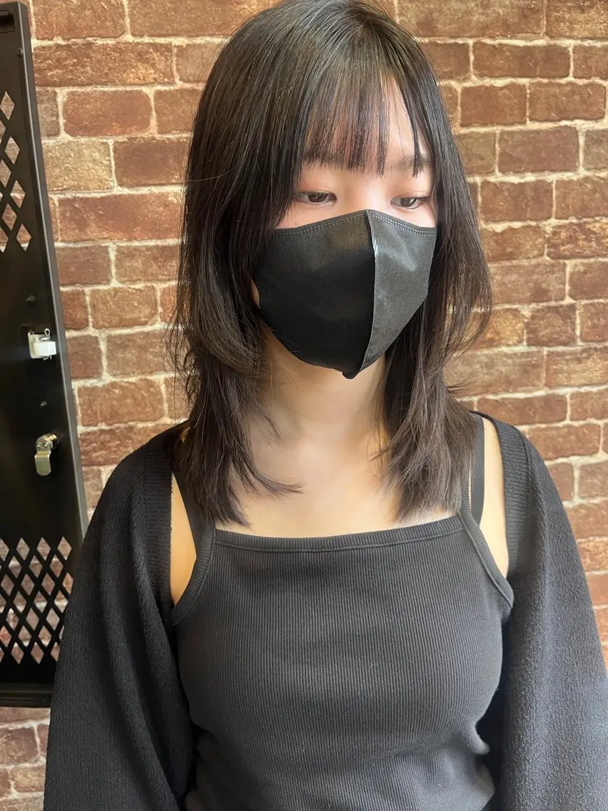 ロング レイヤーカット 久木原 ゆりのヘアスタイル