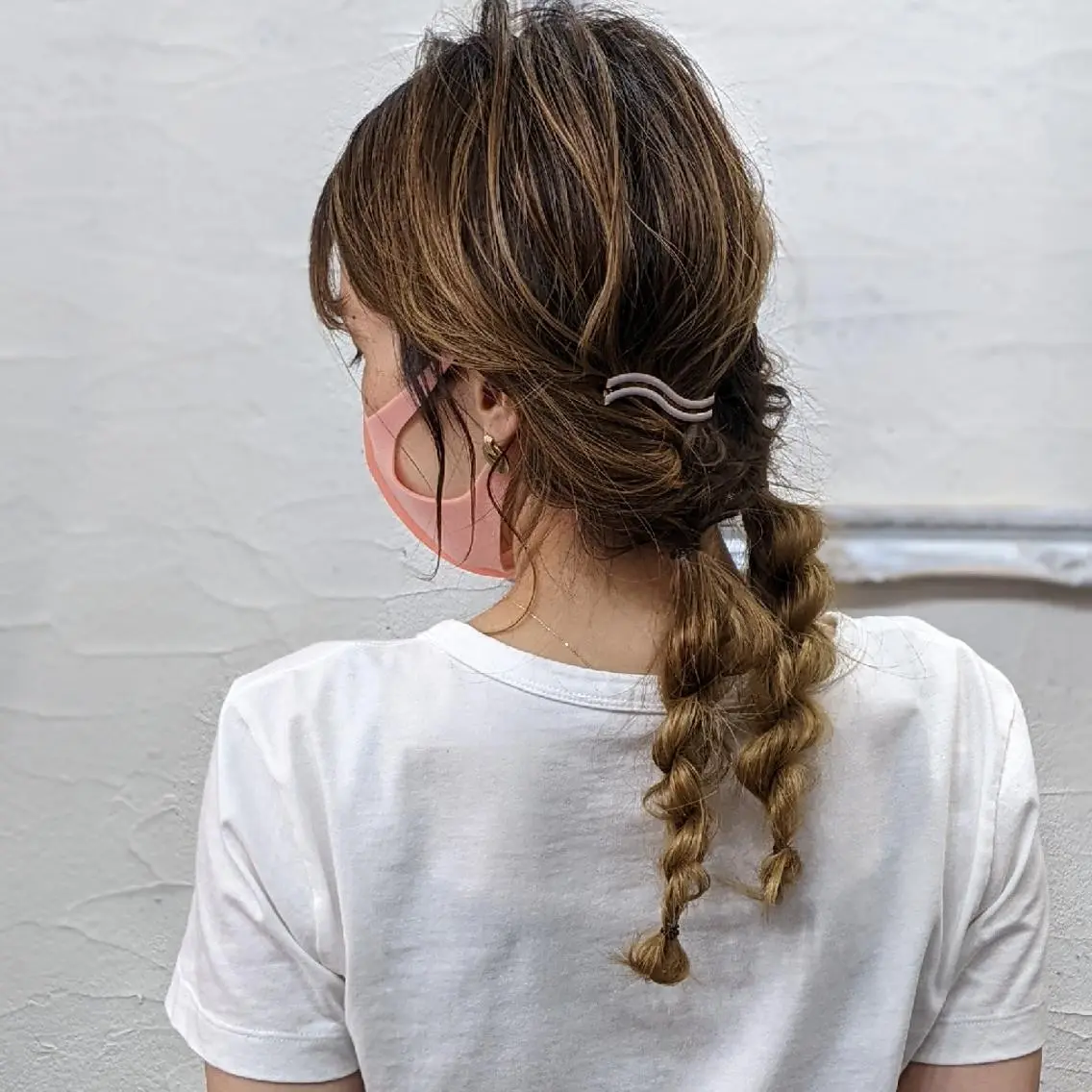 セミロング ヘアアレンジ HIKARI＠ Ruheplatzのヘアスタイル