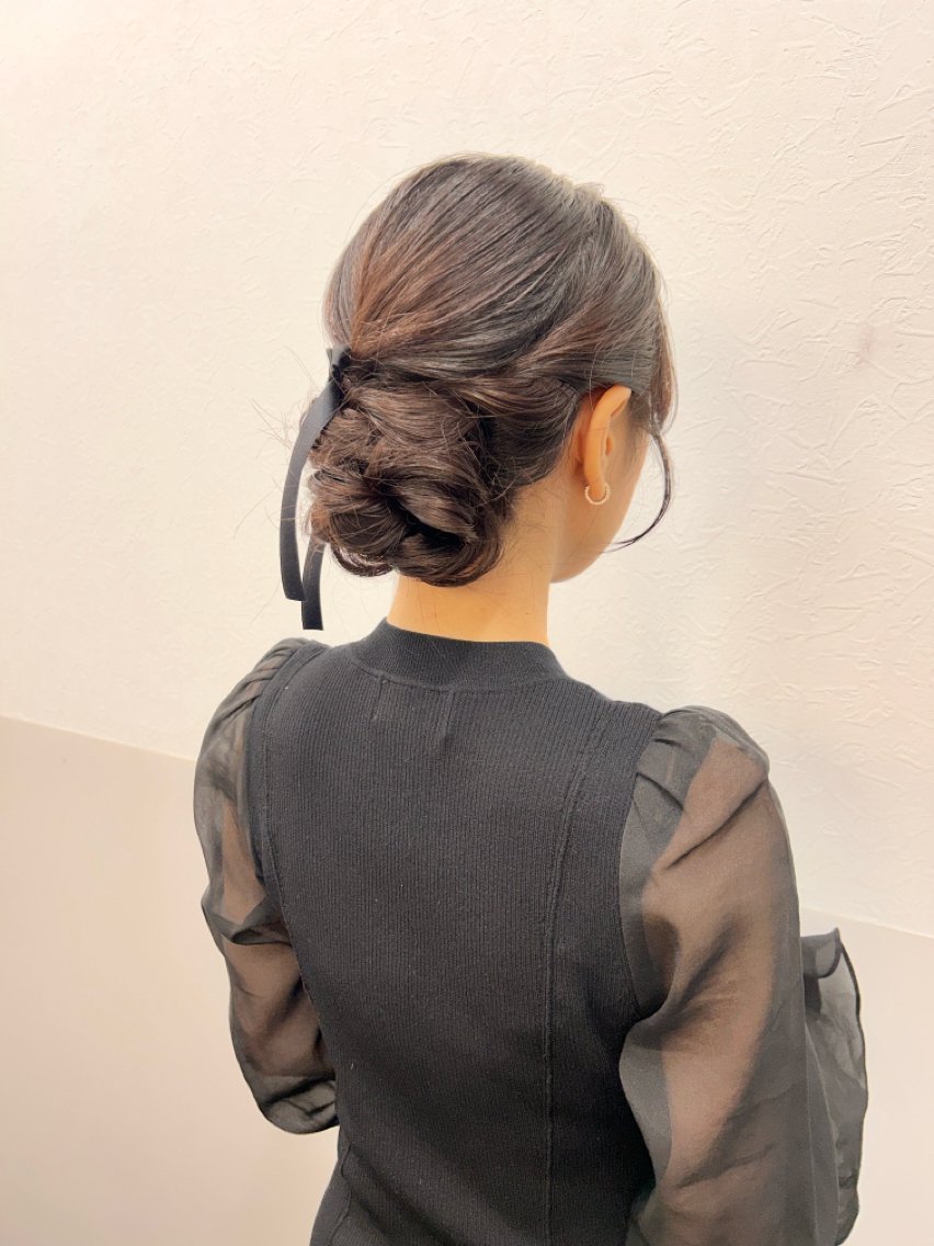 ロング ヘアアレンジ ヘアセット 薄田 珠美のヘアスタイル