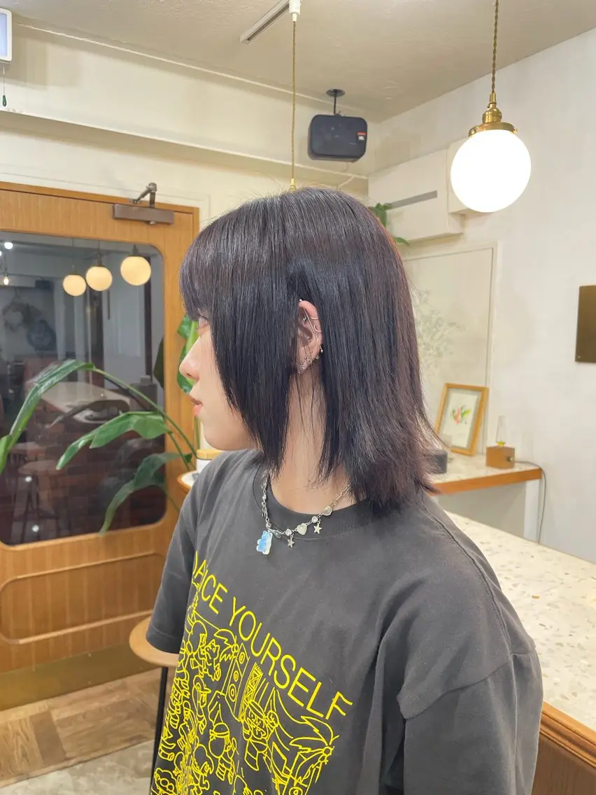 カラー ラベンダーカラー Sugawara Emikaのヘアスタイル