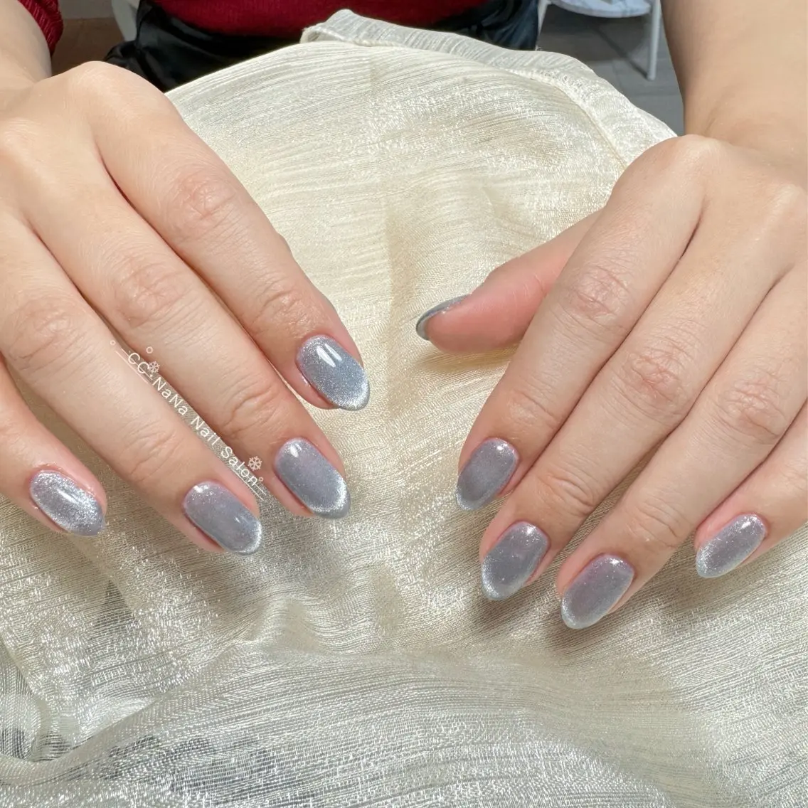 ネイル チークネイル フラッシュネイル ハート キラキラネイル 韓国ネイル ハンドネイル 💎CC・NaNa 韓国風ネイル🌙Cのネイルデザイン