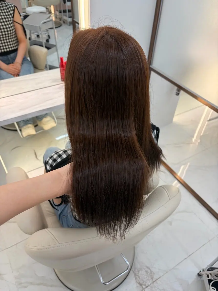 ロング カラー カット ヘアカラー トリートメント 髪質改善/ダブルカ ラー京都/Akaneのヘアスタイル