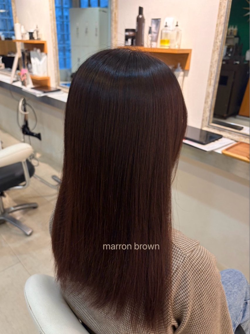ロング ヘアカラー hair bonitaのヘアスタイル