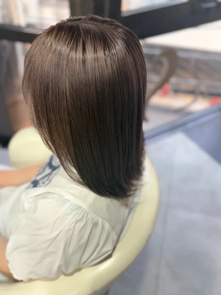 カラー ヘアカラー トリートメント ストレート/カラー 特化雪本☃️のヘアスタイル