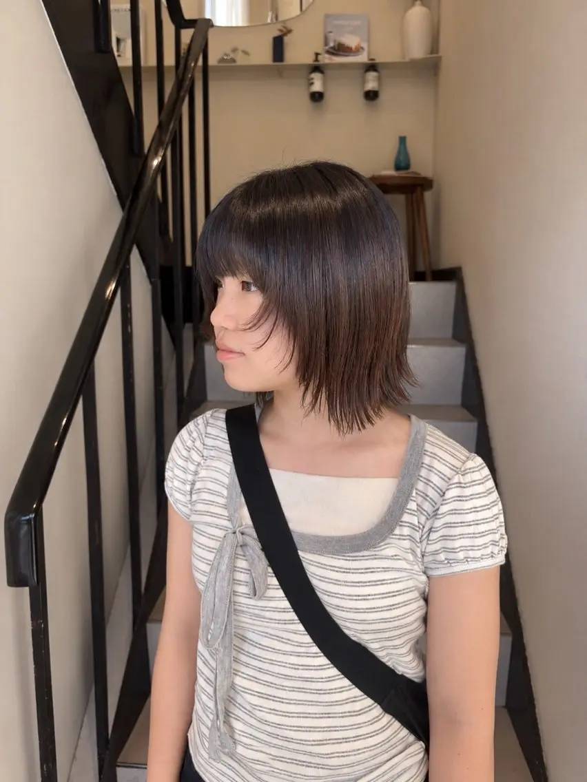 ミディアム 坂本 桃花のヘアスタイル