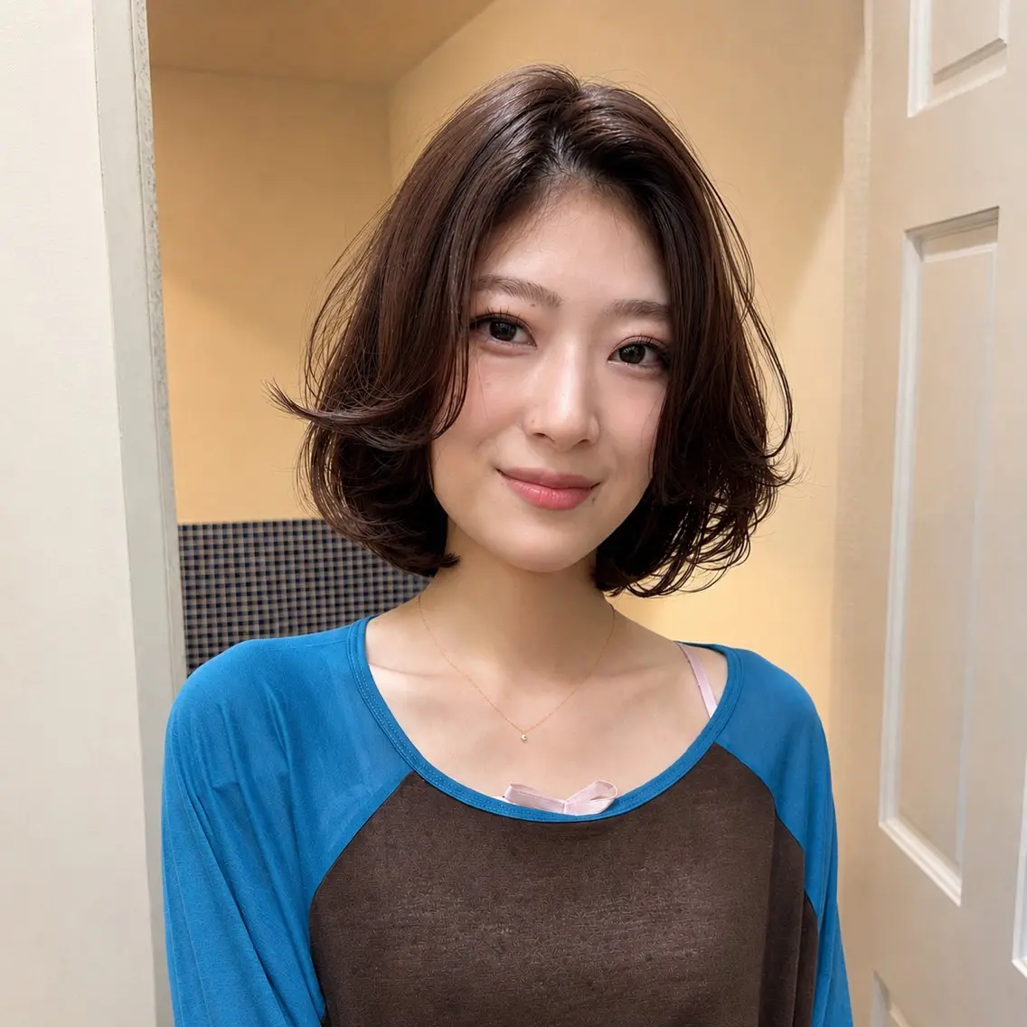 ショート ボブ 顔周りカット レイヤーカット カット ヘアカラー トリートメント 加藤 こゆきのヘアスタイル