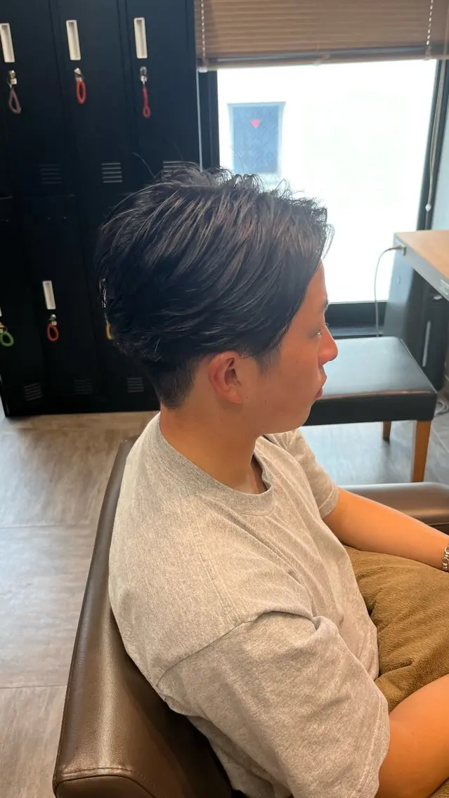 メンズ カット メンズカット パーマ飯野友喜のヘアスタイル