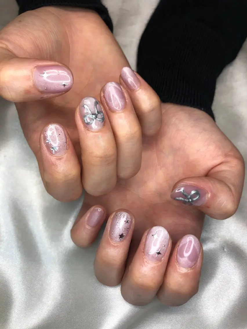 ネイル 持ち込み ハンドネイル mi chiのネイルデザイン