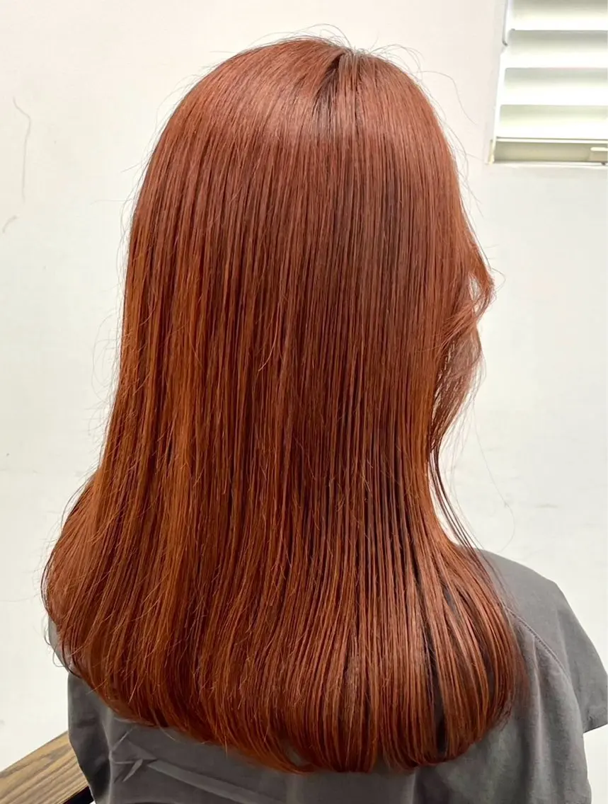 ロング カット ヘアカラー トリートメント 山口 モエのヘアスタイル