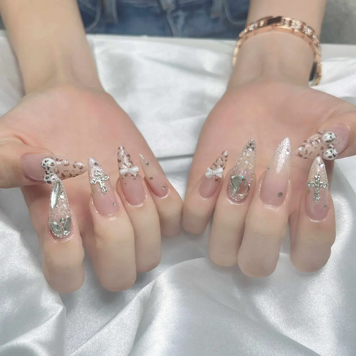 ネイル アートネイル ジェルネイル キラキラネイル 持ち込み シンプルネイル Nova Nail Salonのネイルデザイン