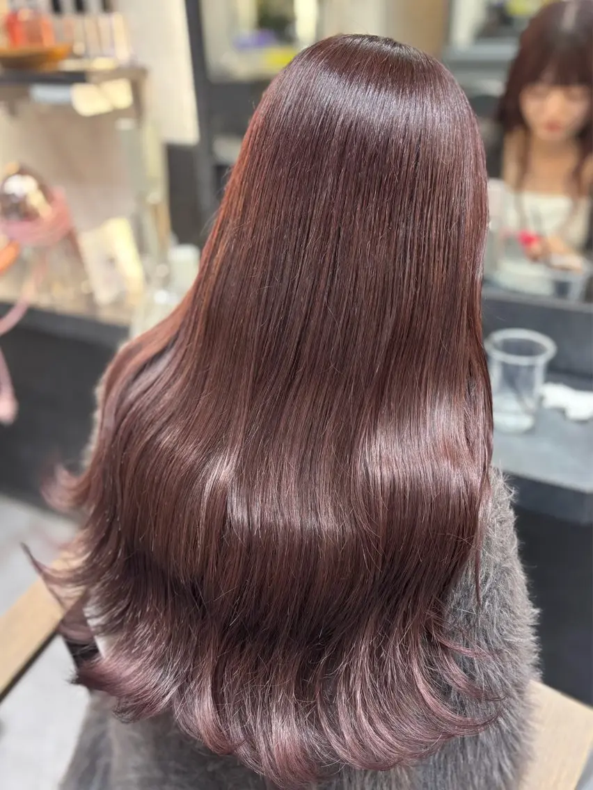 セミロング カット ヘアカラー トリートメント 似合わせカット🫧透 明感カラー🫧maiのヘアスタイル