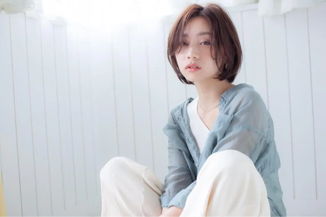 ショート カット ヘアカラー トリートメント 大人女性のショート ・ボブ✂︎沼尻典祥のヘアスタイル