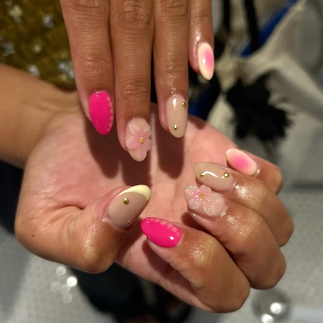 ネイル ハンドネイル SHELLNAIL しおりのネイルデザイン
